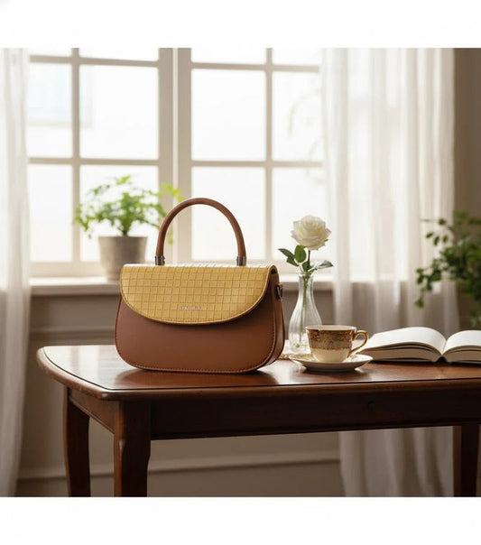 ashion Dual-Tone Satchel