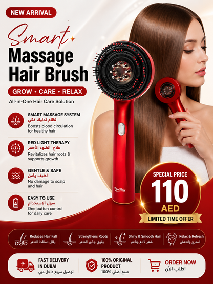 Scalp Massage Brush with Oil Applicator