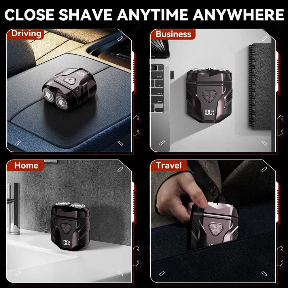 Portable Shaver with Multi-Functional Display