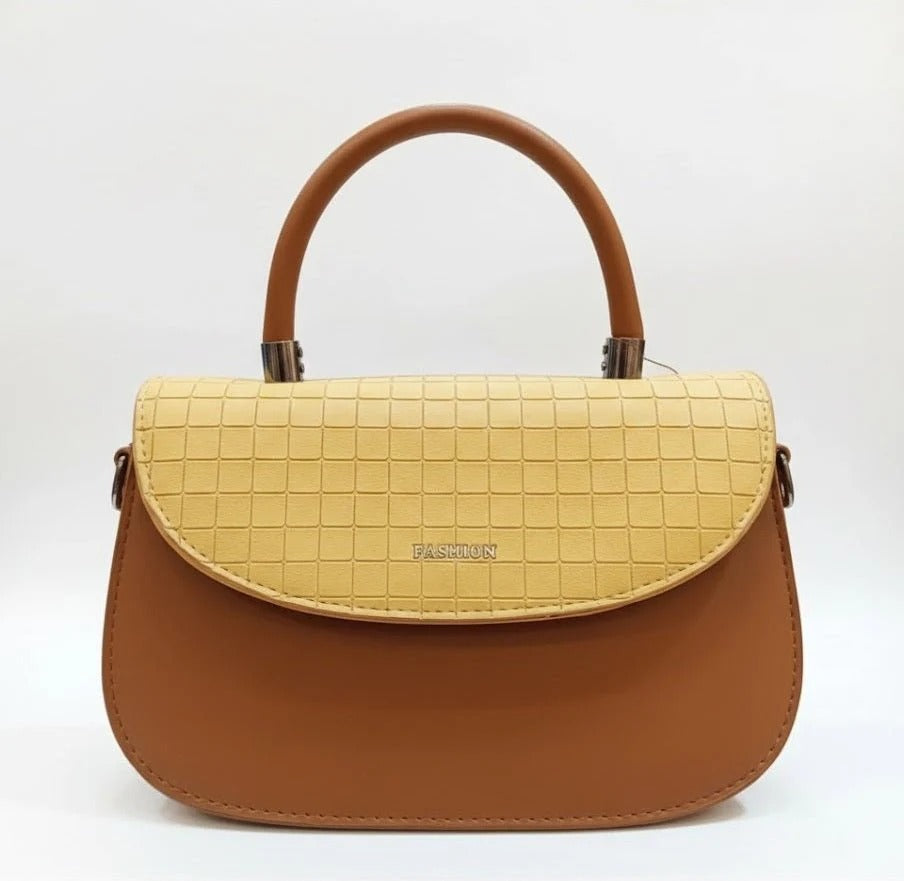 ashion Dual-Tone Satchel