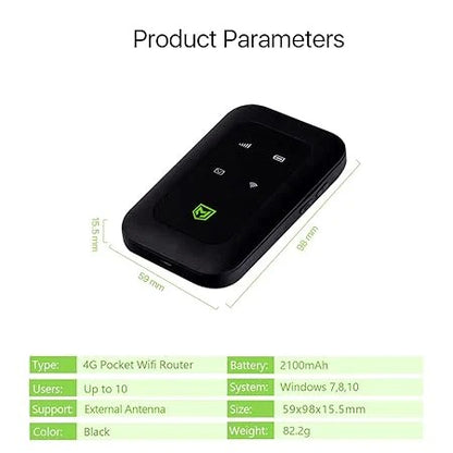 جهاز توجيه (راوتر) واي فاي محمول 4G