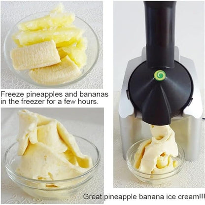 Dessert Frozen Black and Gray Ice Cream Treat Maker