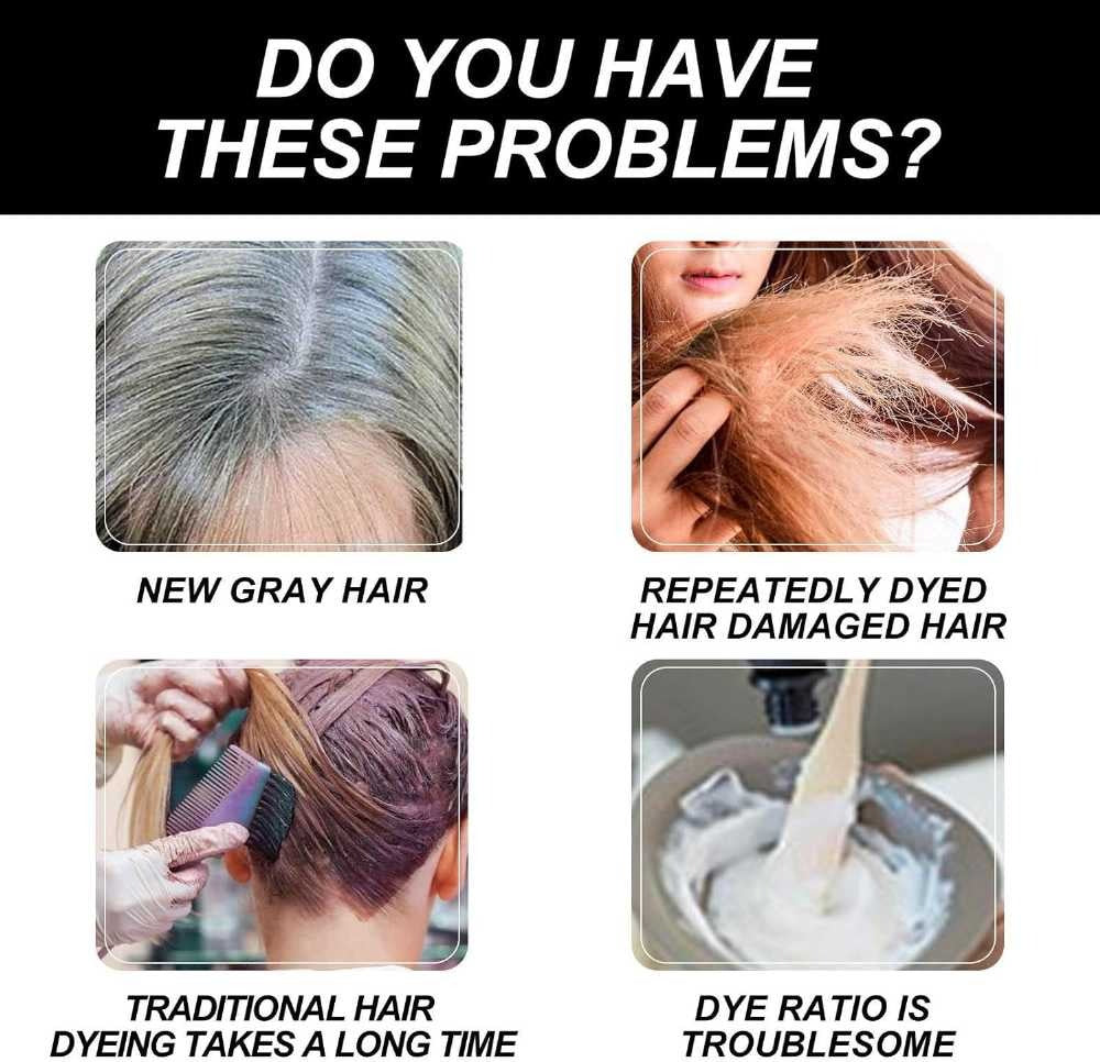 Black Fruit Hair Dye Cream,